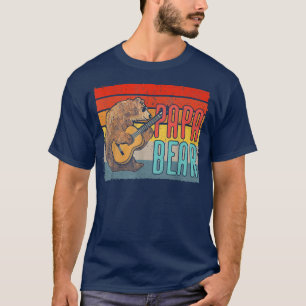 T-shirt Ours jouant de la guitare Fête des Pères Papa Guit