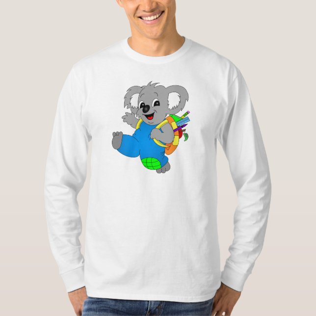 T-shirt Ours Koala avec sac à dos (Devant)