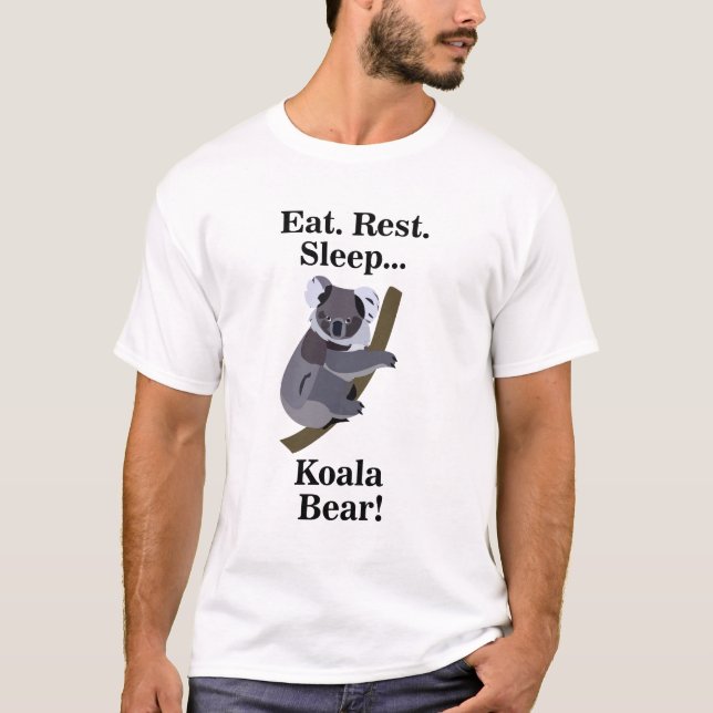 T-shirt Ours Koala Drôle (Devant)