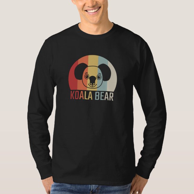 T-shirt Ours Koala Rétro (Devant)