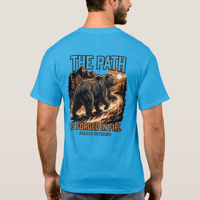 T-Shirt Ours La Force Est Acquise Le Chemin Est Fo (Dos)