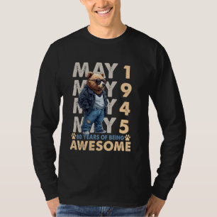 T-shirt Ours légendaire 80e anniversaire Mai 1945 80 ans F