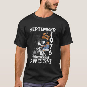 T-shirt Ours légendaires 49e anniversaire Septembre 1976 4