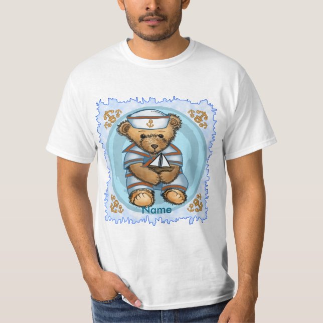 T-shirt Ours marin  (Devant)
