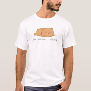 T-shirt Ours mignon qui tient à peine debout Humour