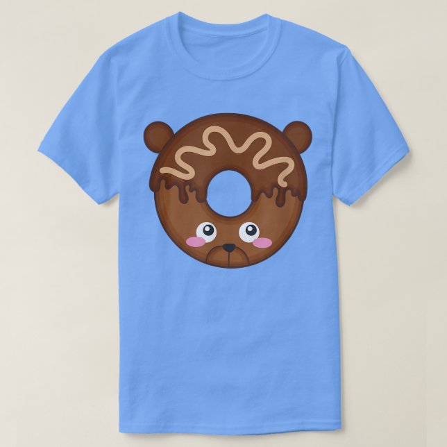 T-shirt Ours mou Donut Grizzly Donuts Ours Anime 539 (Design devant)