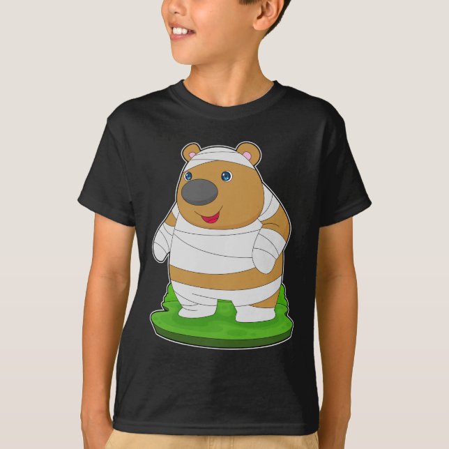 T-shirt Ours Mummy Halloween (Devant)