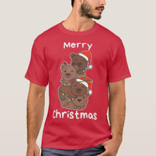 T-shirt Ours Noël Arbre de Noël Animaux mignons Ours
