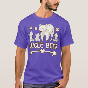 T-shirt ours oncle 3 petit ,  chemise ours oncle pour homm