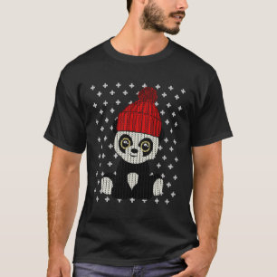 T-shirt Ours Panda Laid Père Noël X-Mas