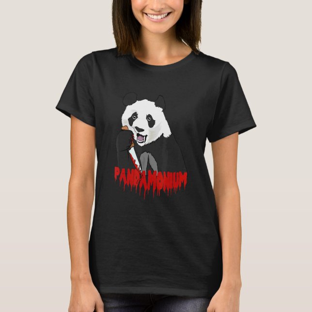 T-shirt Ours Panda  Pandémonium Panda Meurtrier (Devant)