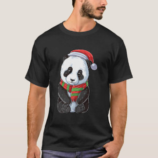 T-shirt Ours Panda Père Noël