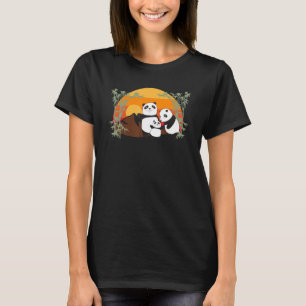 T-shirt Ours Panda Rétro      Animal    Rétro Vintage