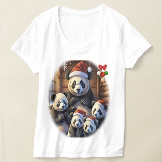 T-shirt Ours pandas (Poser)