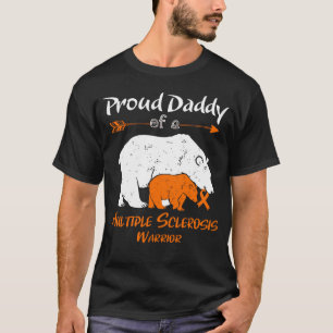 T-shirt Ours Papa Fier Sensibilisation à la Sclérose en Pl