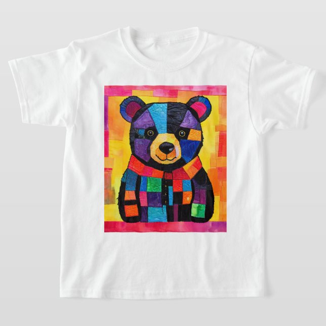 T-shirt Ours patchwork adorable (Poser)