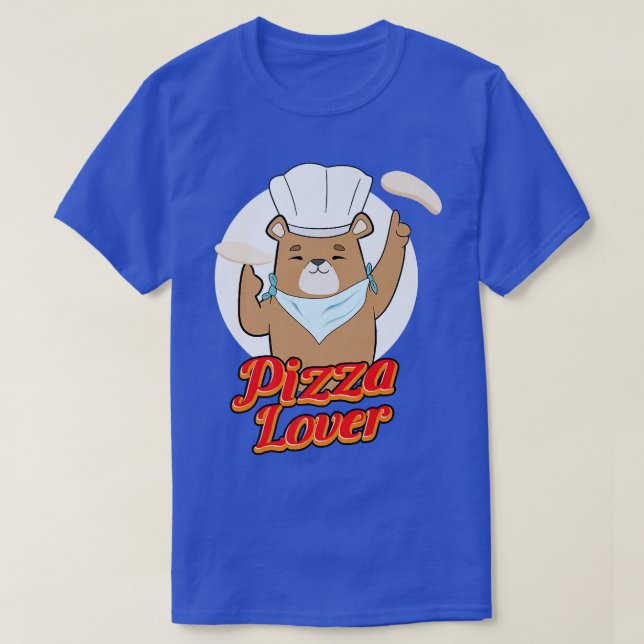T-shirt Ours Pizza Lover (Design devant)