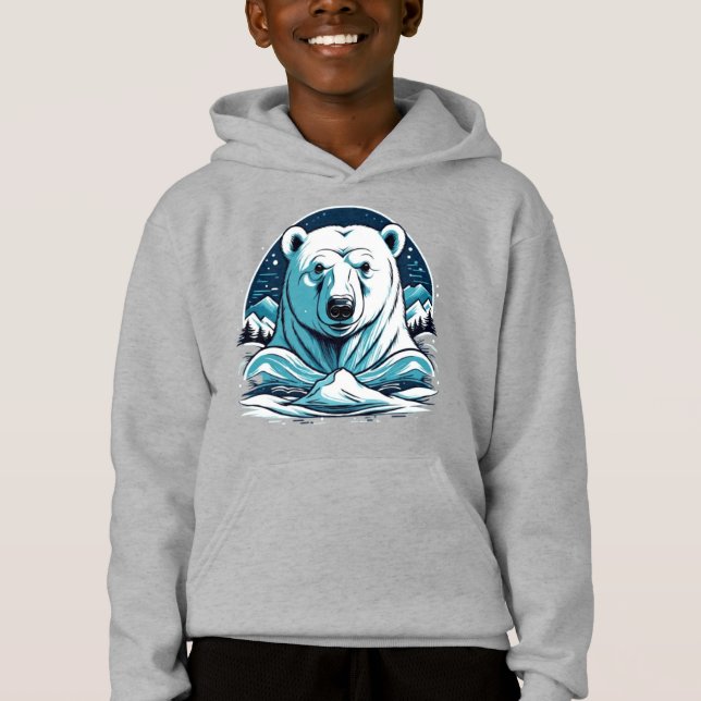 T-shirt ours polaire (Devant)