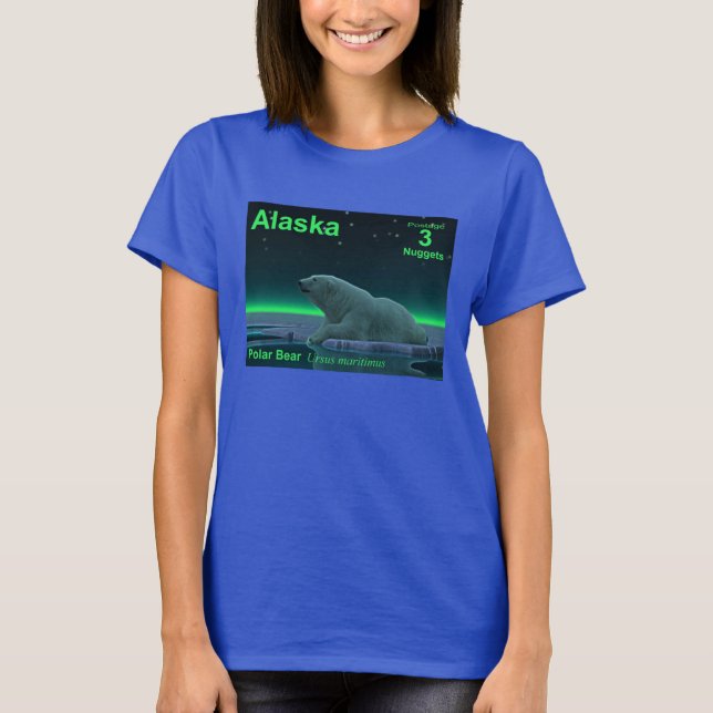 T-shirt Ours polaire à bord de glace (Devant)