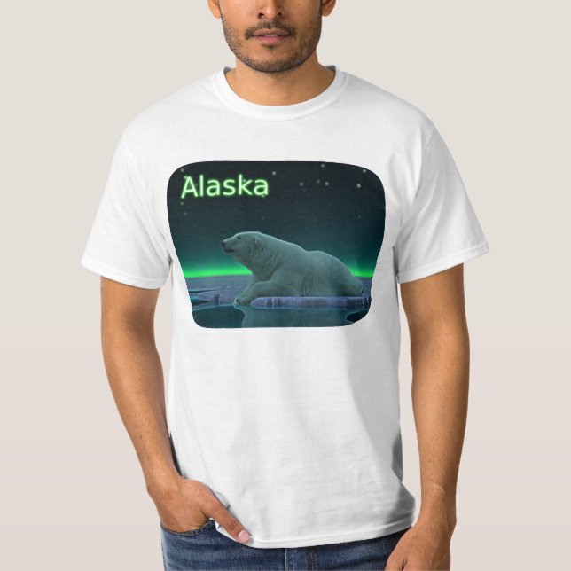 T-shirt Ours polaire à bord de glace (Devant)