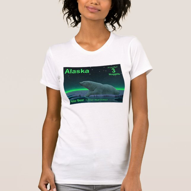 T-shirt Ours polaire à bord de glace (Devant)