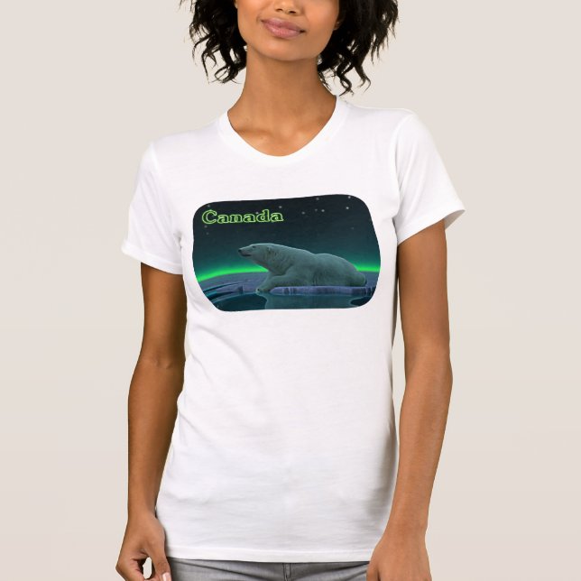 T-shirt Ours polaire à bord de glace (Devant)