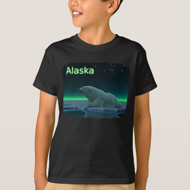 T-shirt Ours polaire à bord de glace (Devant)