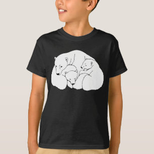 T-shirt Ours Polaire Art Chemise Ours Organique po