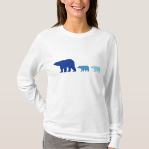 T-shirt "Ours Polaire" Dames Un Manche Longue