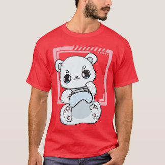 T-shirt Ours polaire de jeu jouant à des jeux vidéo Joueur