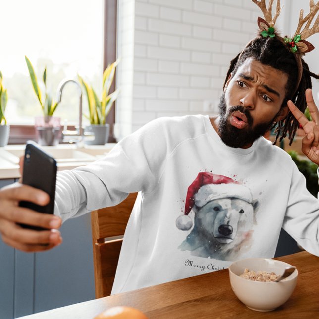 T-shirt Ours polaire de Noël, personnalisable (Créateur téléchargé)