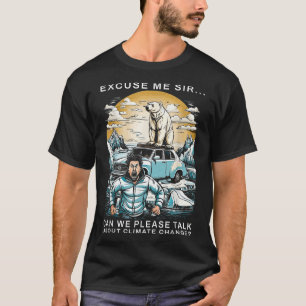 T-shirt Ours polaire drôle changement climatique Prot envi