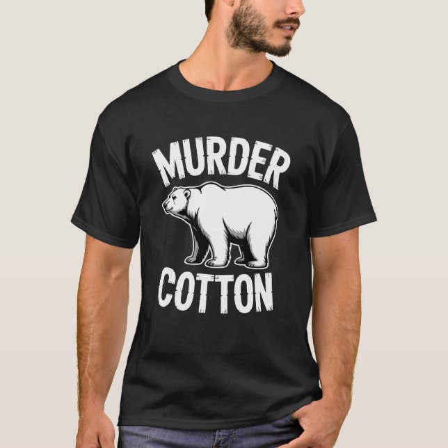 T-shirt Ours polaire en coton meurtrier (Devant)