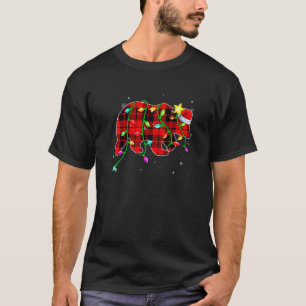 T-shirt Ours polaire Noël Chapeau Noël Noël Noël Lumières 