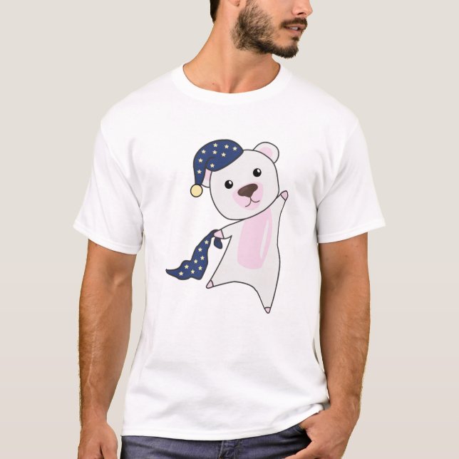 T-shirt Ours Polaire Ours Teddy Ours Ours Sleepyhead Ours (Devant)