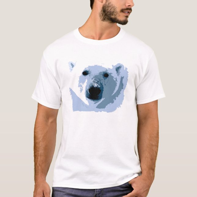 T-shirt Ours polaire Pop Art (Devant)