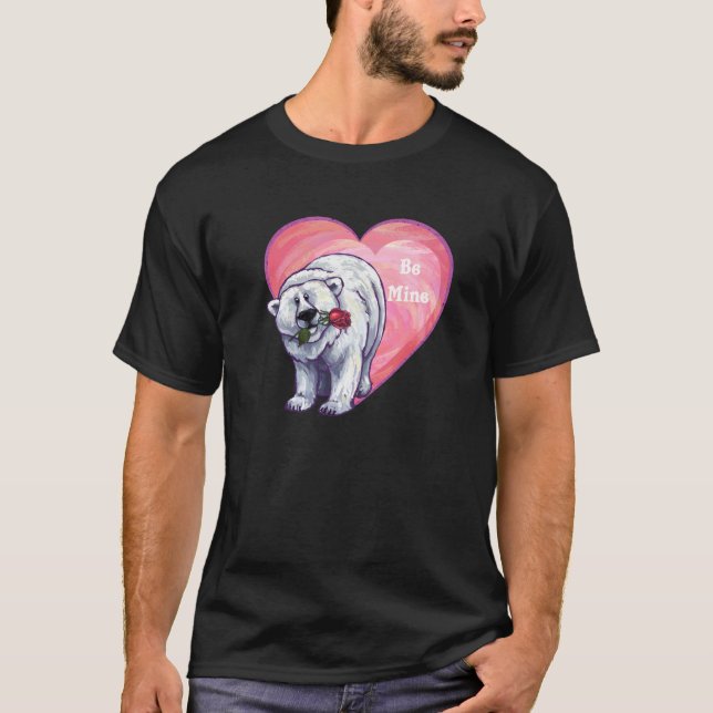 T-shirt Ours polaire Saint Valentin (Devant)