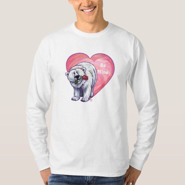 T-shirt Ours polaire Saint Valentin (Devant)