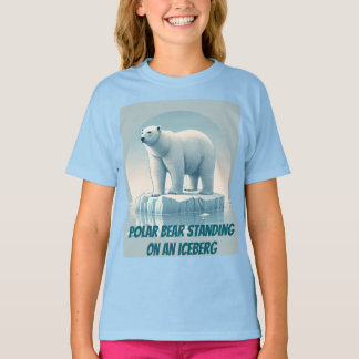 T-shirt "Ours polaire" sur un iceberg