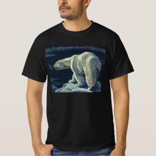 T-shirt Ours polaire vintage, animaux marins de l'Arctique