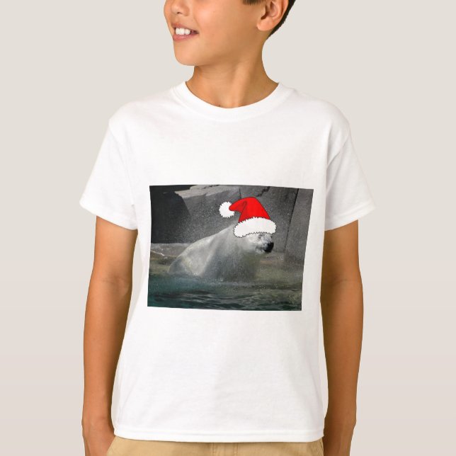 T-shirt Ours polaires de Noël (Devant)