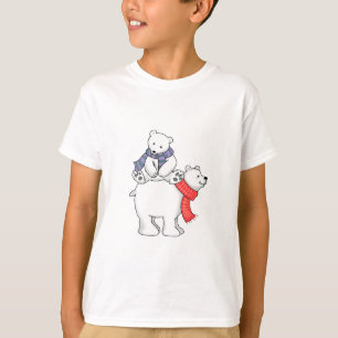 T-SHIRT OURS POLAIRES EMPILÉS