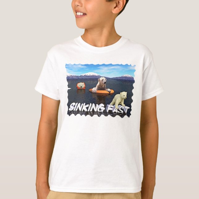 T-shirt Ours polaires - Sinking Fast (Devant)