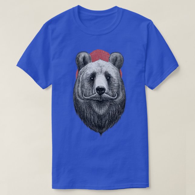 T-SHIRT OURS PORTÉ (Design devant)