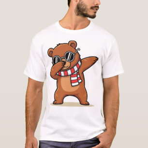 T-shirt Ours qui fait le Dab Danse Drôle Mignon