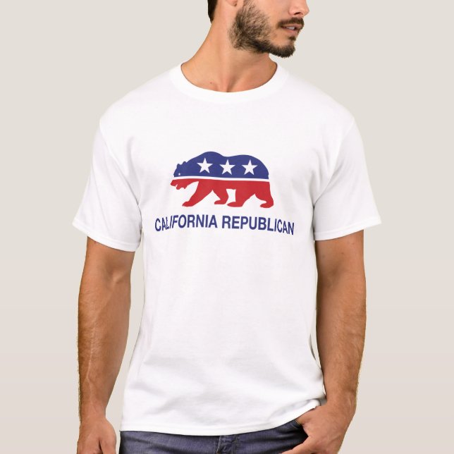 T-shirt Ours républicain de la Californie (Devant)