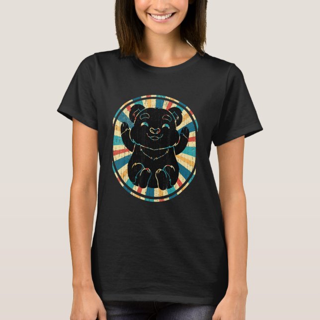 T-shirt Ours rétro (Devant)