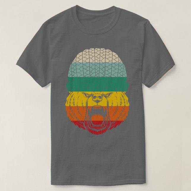 T-shirt Ours rétro (Design devant)