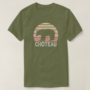 T-shirt Ours rétro Choteau Montana