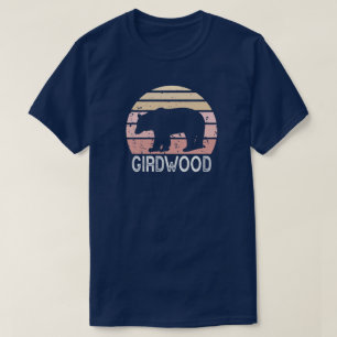T-shirt Ours rétro de Girwood Alaska